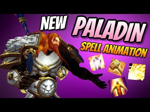 New Paladin Spell Animations WoW Patch 8.1.0 PTR | World of Warcraft Battle for Azeroth