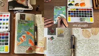 journaling is free therapy 🖋️ new fountain pen + woomer watercolor review 🍃