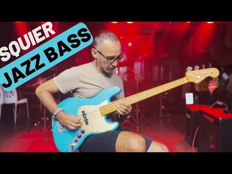 Squier 40th Anniversary Vintage Edition Jazz Bass Satin Sea Foam Green image 14