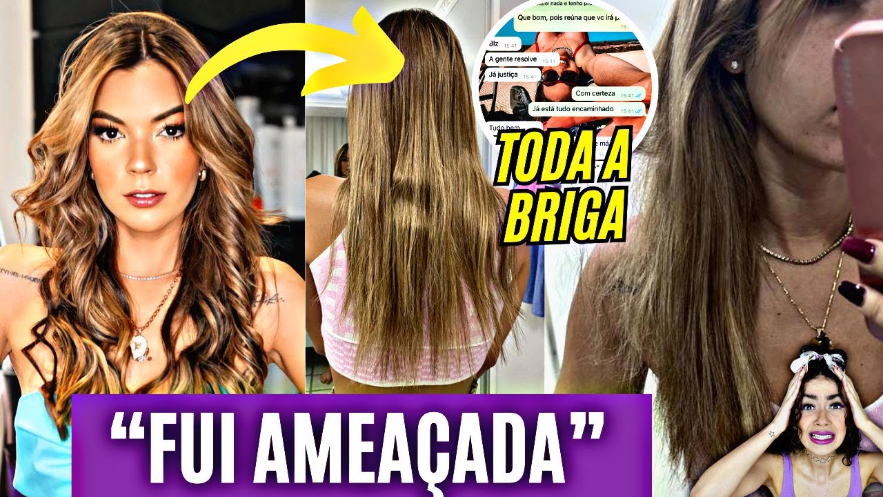 ROUBO DE MEGAHAIR! CABELEIREIRO TROCOU O CABELO DELA POR UM RUIM! TEVE BARRACO!