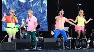 Bucks Fizz performing &quot;Land of Make Believe&quot; at Let&#39;s Rock Bristol, 6 June 2015