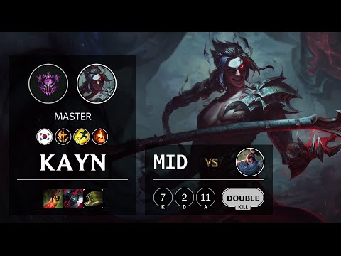 Kayn Mid vs Yasuo - KR Master Patch 10.14