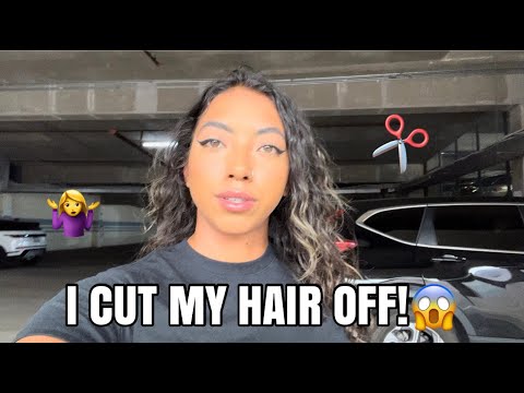 I CAN'T BELIEVE I DID IT! Short hair transformation
