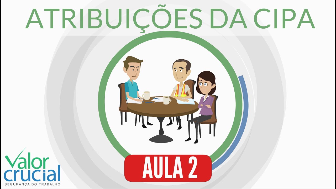 Atribuições da CIPA Aula 2 ⛑️ Curso Online
