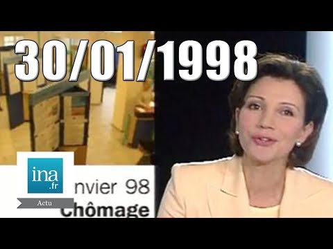 8 p.m. France 2, January 30, 1998 | Fall in unemployment | INA Archive