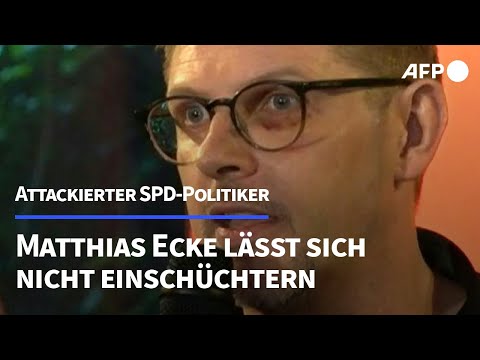 Attackierter SPD-Politiker Ecke "nicht eingeschüchtert" | AFP