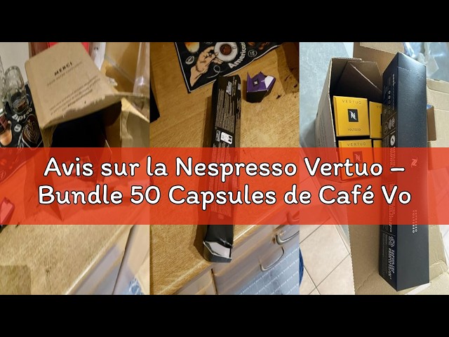 Vídeo relacionado con Nespresso Vertuo - Paquete de 50 cápsulas de café Voltesso - Intensidad 4 - Para Espresso 40 ml - (5 estuches de 10)