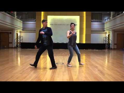 Rock Chalk Swing 2016 - Communication in Separation (soul bump, scoots, walking)