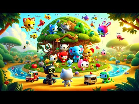 🚒🐱 Blycky & Cherry's Animal Adventure — Jungle, Savanna & Ocean Discoveries! 🌴🦁🌊