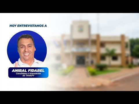 Anibal Fidabel, candidato a intendente en el distrito de Tavapy, departamento del Alto Paraná,