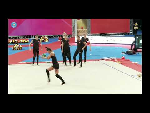 Ekaterina SELEZNEVA ball training World cup Sofia 2019