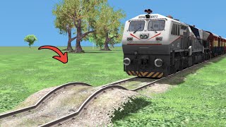 LONG ICF RAJDHANI EXPRESS vs SPEED BUMPER - Train Simulator 2024 | Indian Railways