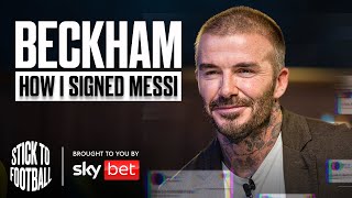 Beckham on Netflix Doc & Messi  Stick to Footb