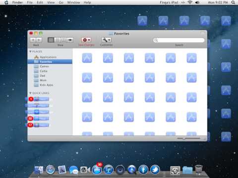 comment installer os x pad hd