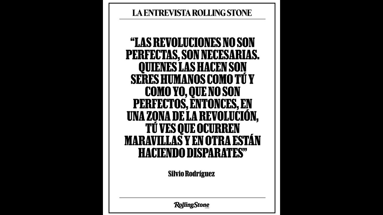 Cuba es un país torturado: Silvio Rodríguez