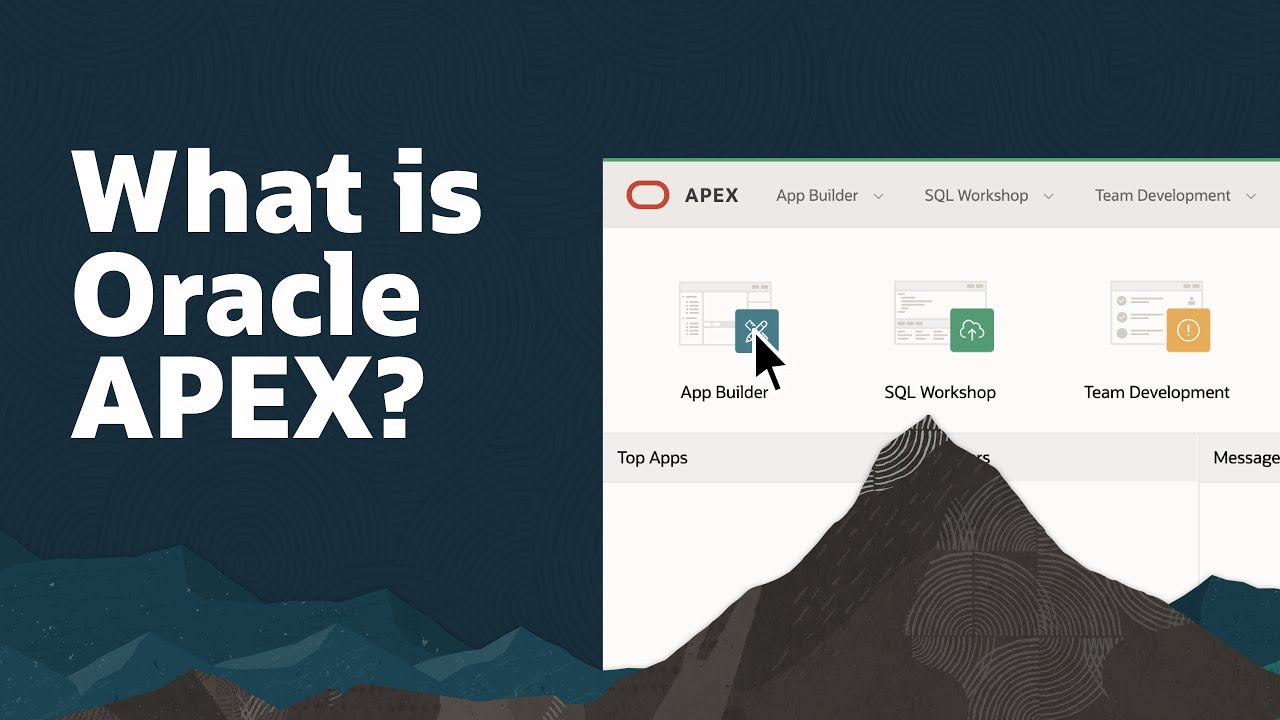 What is Oracle APEX?