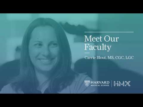 Meet Our Faculty: Carrie Blout, HMX Genetics