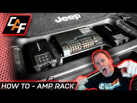 EXTREMELY CLEAN Amp Rack Install - How to - CarAudioFabrication