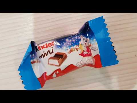 Kinder Mini Chocolate Bar Discover Product Opening Video 2018