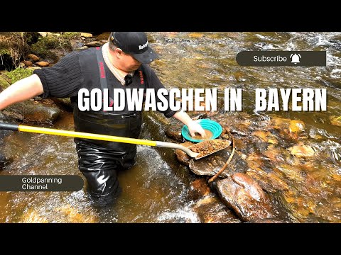 Goldwaschen in Deutschland in Bayern - Der Goldspot hat noch Gold