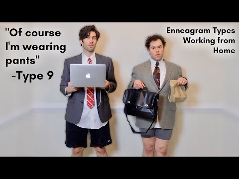 The Enneagram Types Working from Home