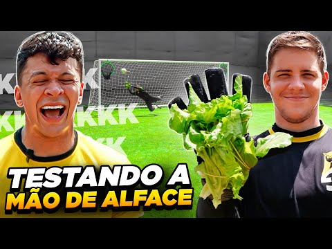 TESTANDO LITERALMENTE A "MÃO DE ALFACE" 🥬😂 *mito ou verdade?!*