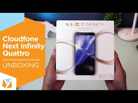 Cloudfone Next Infinity Quattro Unboxing