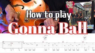 How to play Stray Cats &quot;Gonna Ball&quot;  - Brian Setzer Guitar Cover  #briansetzer #straycats