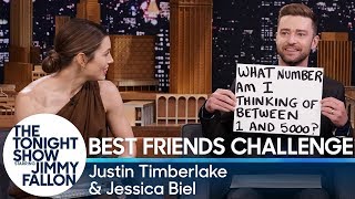 Best Friends Challenge with Justin Timberlake and Jessica Biel video