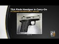 TSA Confiscates Loaded Handgun At Pittsburgh International Airport Checkpoint