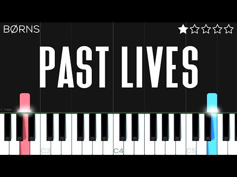 BØRNS - Past Lives | EASY Piano Tutorial