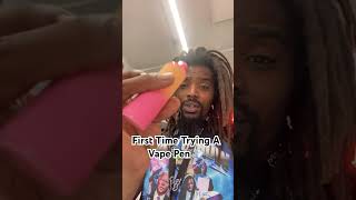 First Time Trying A Vape Pen #vape #fypyoutube #smokingvideo