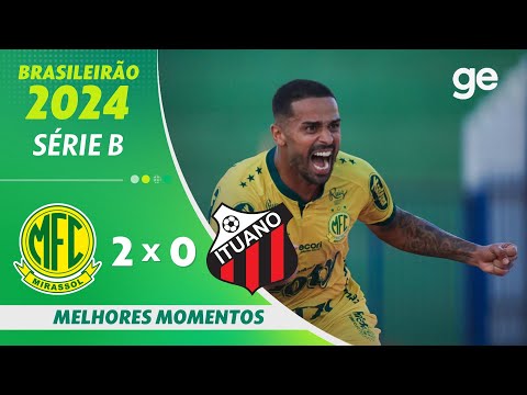 Gols e lances de Mirassol x Ituano