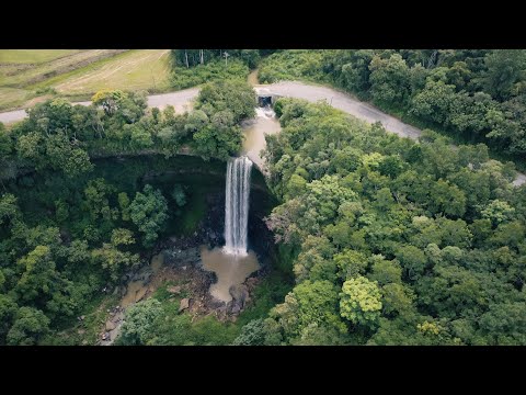 Cachoeira Perau do Gropp em Atalanta SC. DJI mini 2. 2.7k movie