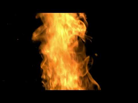 Fire and Flame Overlay 33 - Royalty Free Green Screen Footage - Real Flames