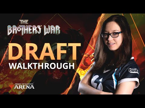 Brothers' War Draft Walkthrough with MTG Nerd Girl | The Brothers' War | MTG Arena
