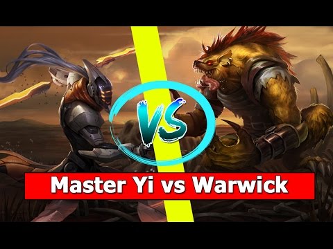 Master yi vs WarWick solo 1 vs 1 | Who Is The Winner |