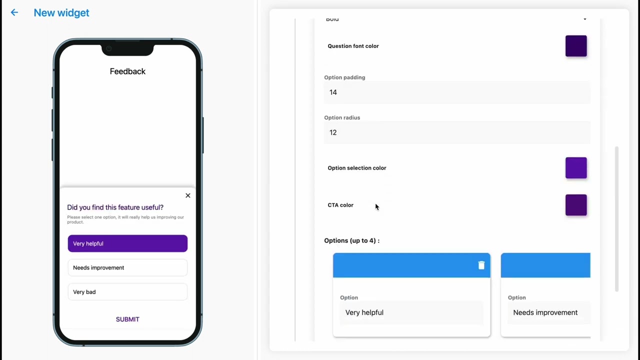 InstaDiv : in-app survey & messaging for mobile apps demo video