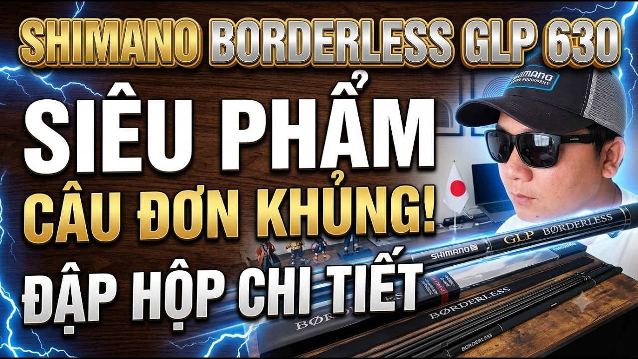 Cần câu đài Shimano Boderless  phiên bản P ( Săn hàng )