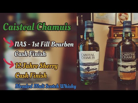 #169. & #170. Caisteal Chamuis - NAS & 12yo - 46%Vol. - Blended Malt Scotch Whisky