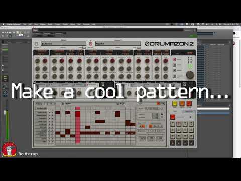 d16 Drumazon 2 • Having fun making a beat with Drumazon 2 and u-he colour copy
