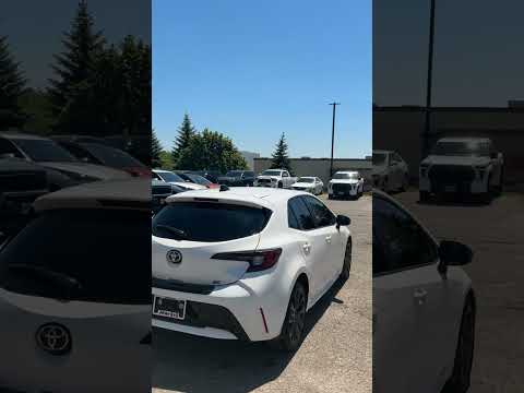 2026 Toyota Corolla Hatchback CVT in White for sale at Forbes Waterloo Toyota in Waterloo, ON