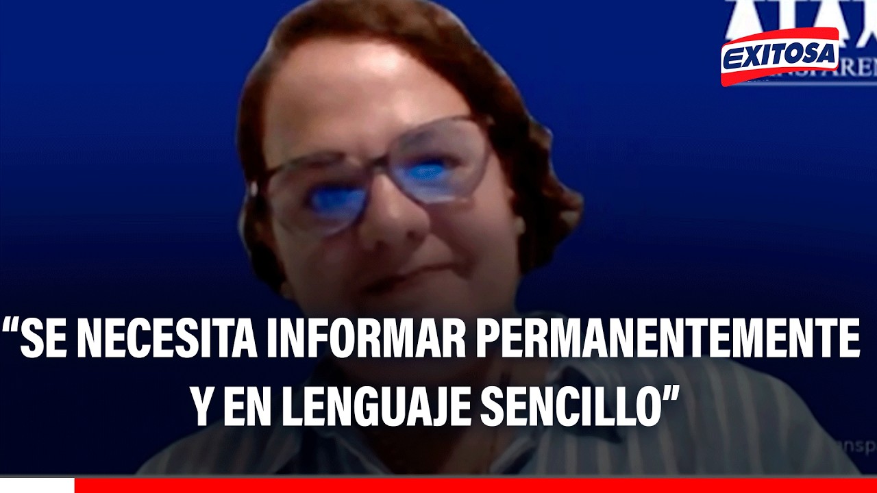 🔴🔵 Transparencia dio recomendaciones a ONPE: “Para ofrecer respuestas claras”, señala Pilar Boggio