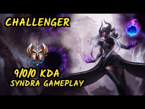 PNG Tinowns (SYNDRA) vs ZED - 9/0/0 KDA MID CHALLENGER GAMEPLAY - BR