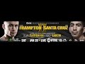 BIG FIGHT TALK SHOW: FRAMPTON V CRUZ 2 & WORLD BOXING TALK