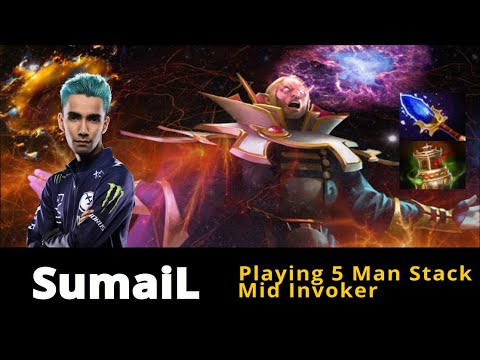 SumaiL | PLAYING 5 MAN STACK MID INVOKER  | FULL GAME