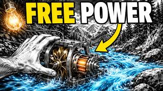 This $200 Creek Turbine Makes Free Power 24/7 FOREVER. So Why Did We Stop?