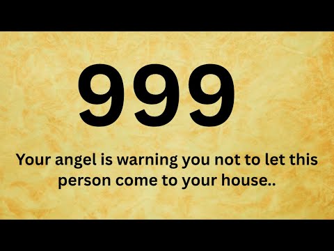 🕊️999 Your angel is warning you not to let this person come to your house..Open this now!!