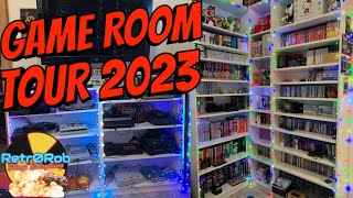 🎮🕹️  Retr0Rob's 2023 Retro Game Room Tour 🕹️🎮