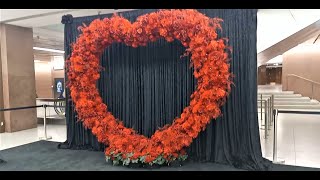 Valentines Day Heart Toronto Underground Path Photo Background